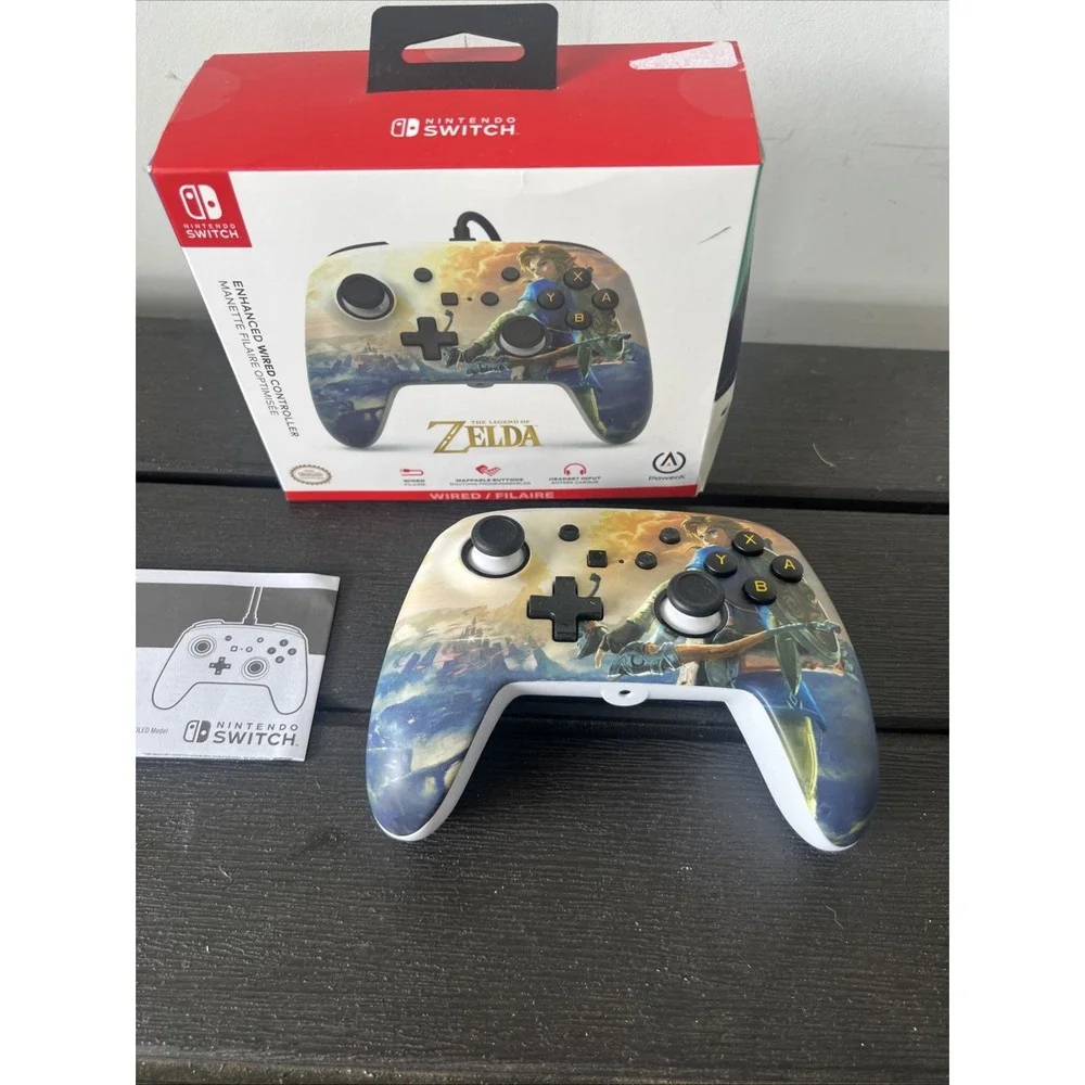 PowerA Nintendo Switch The Legend of Zelda Enhanced Wired Controller Preowned